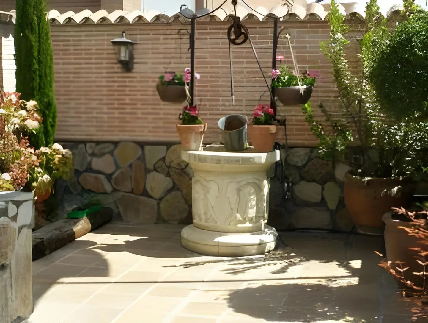 Hostal El Cruce Terrasse