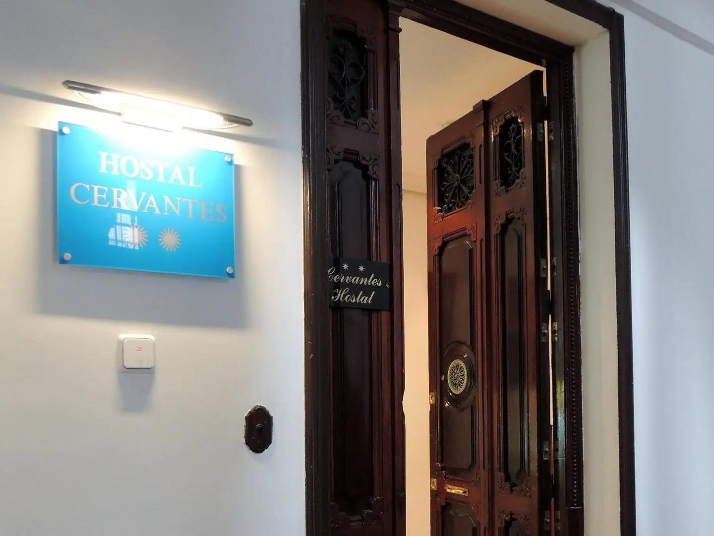 Hostal Cervantes Badezimmer