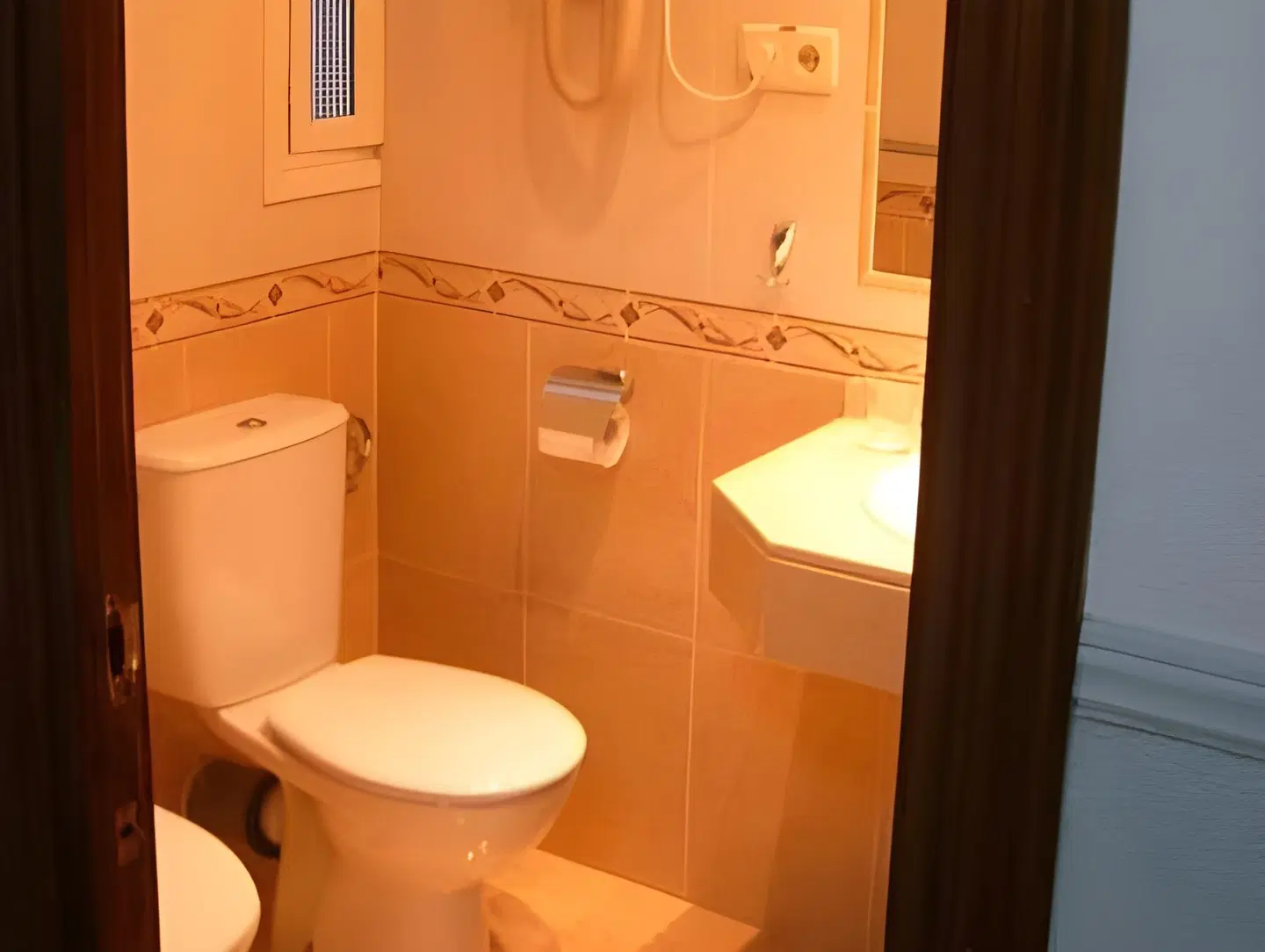 Pensión Corbero Badezimmer