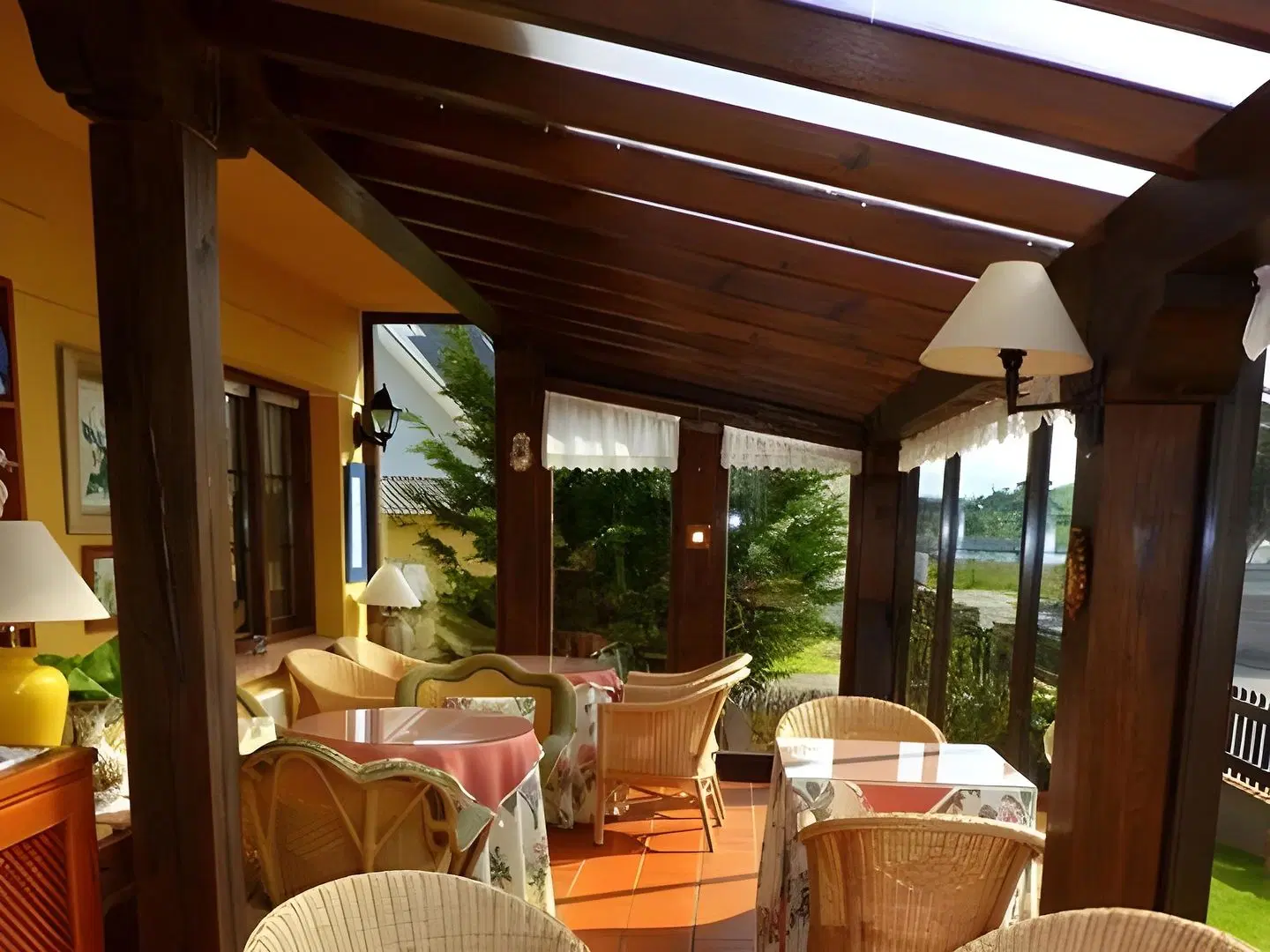Posada Las Garzas Terrasse