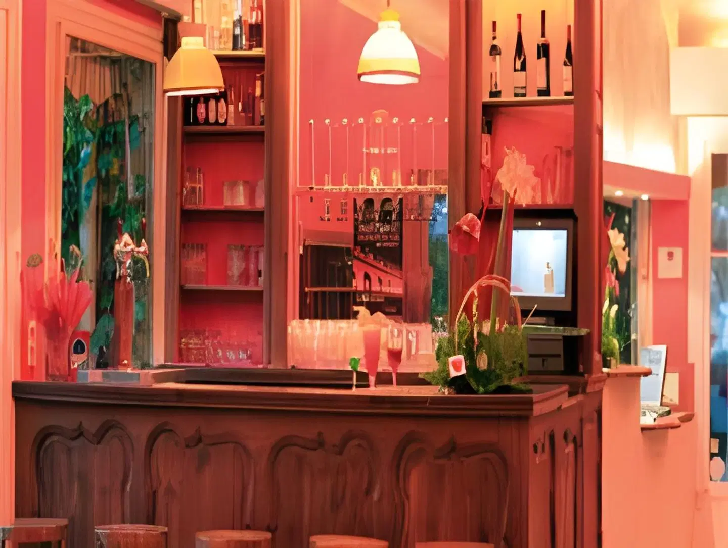 Hôtel Les Vignes Blanches Bar
