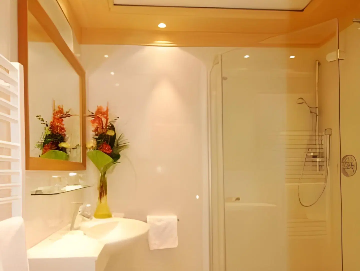 Hotel Dreiflüssehof Badezimmer