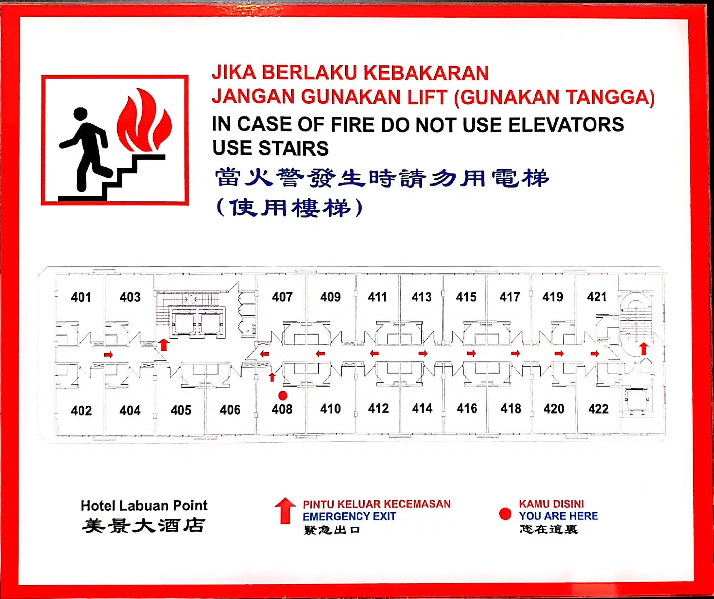 Hotel Labuan Point MAP