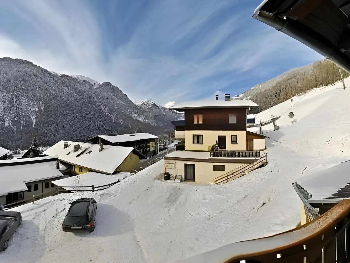 Pension Bergkristall Terrasse