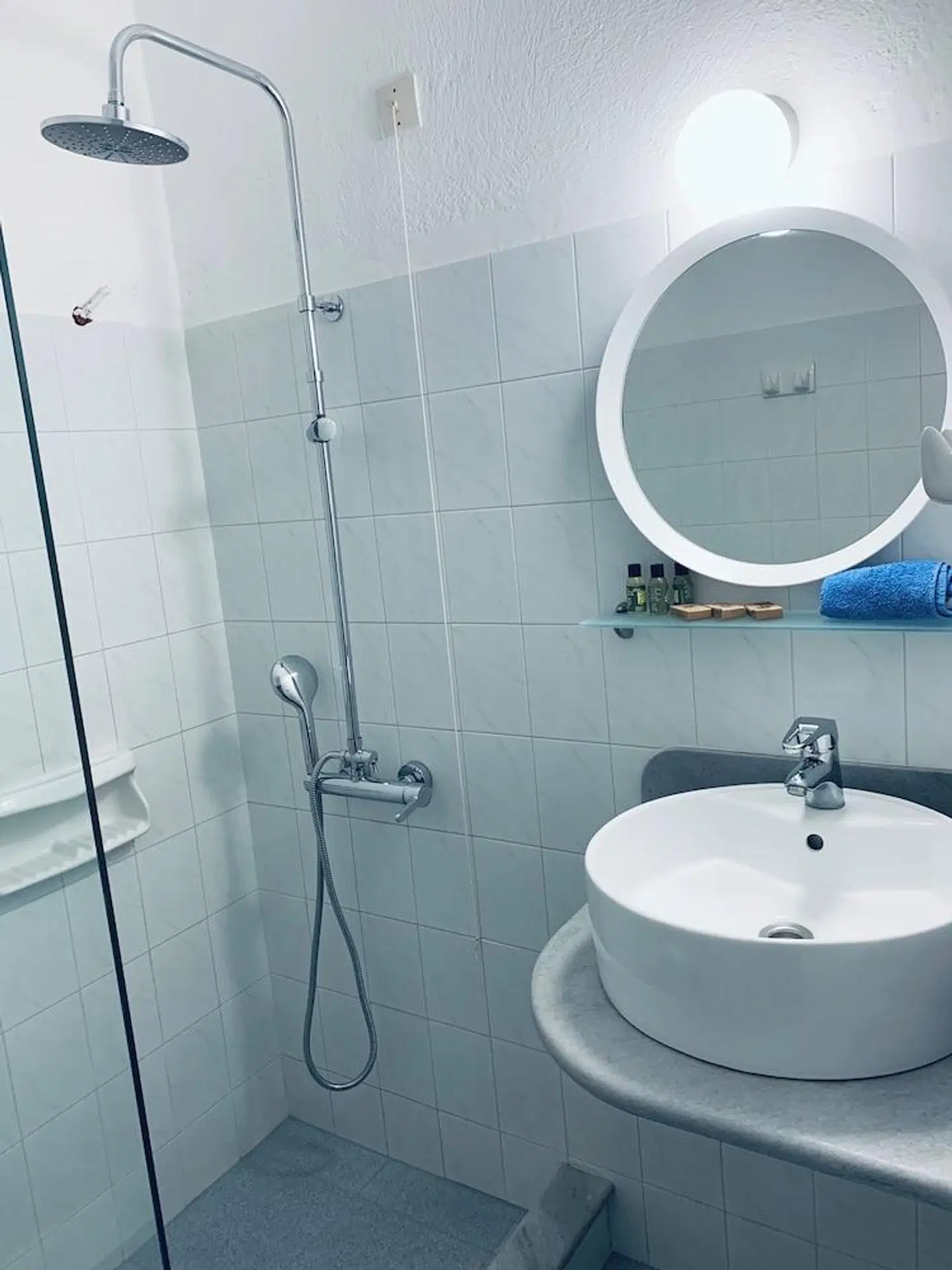 Pelagos Studios Badezimmer