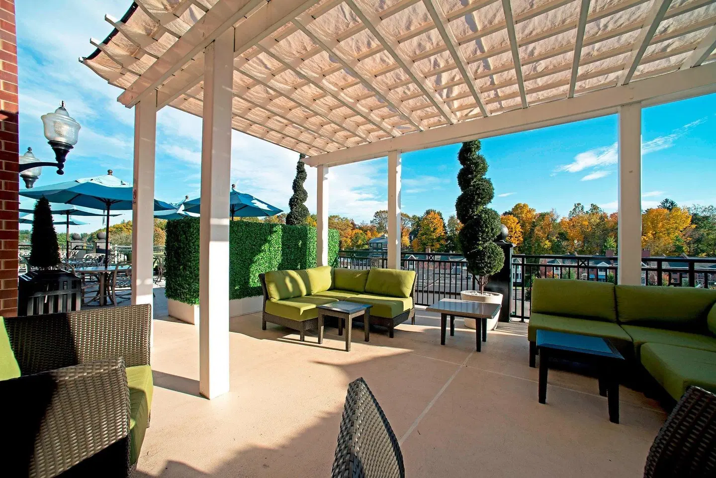 Courtyard by Marriott Saratoga Springs Terrasse
