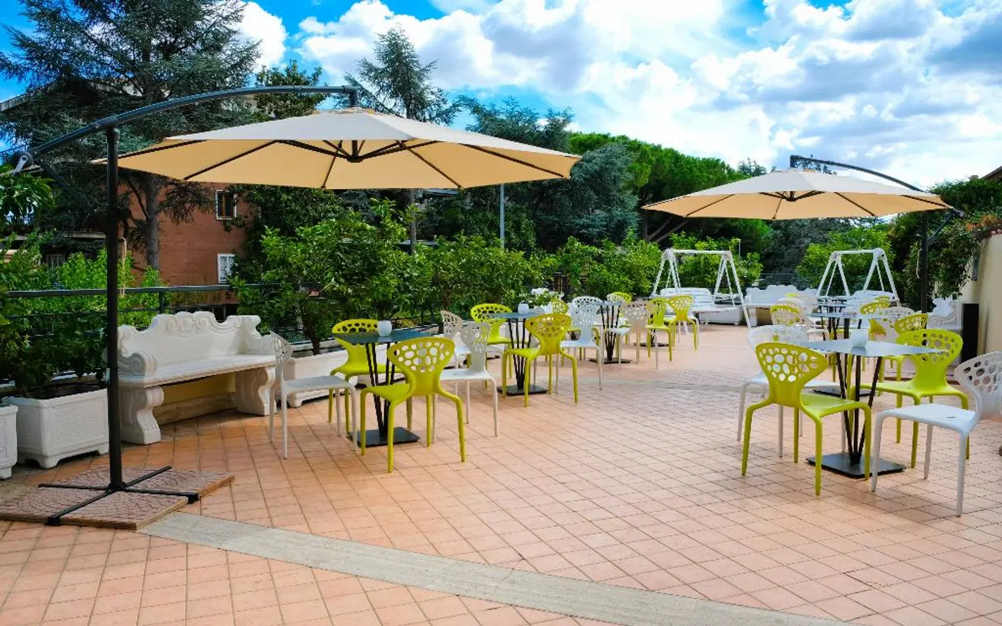 Smooth Hotel Rome West Terrasse