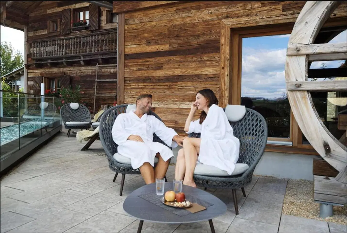 Wellnesshotel Jagdhof Terrasse