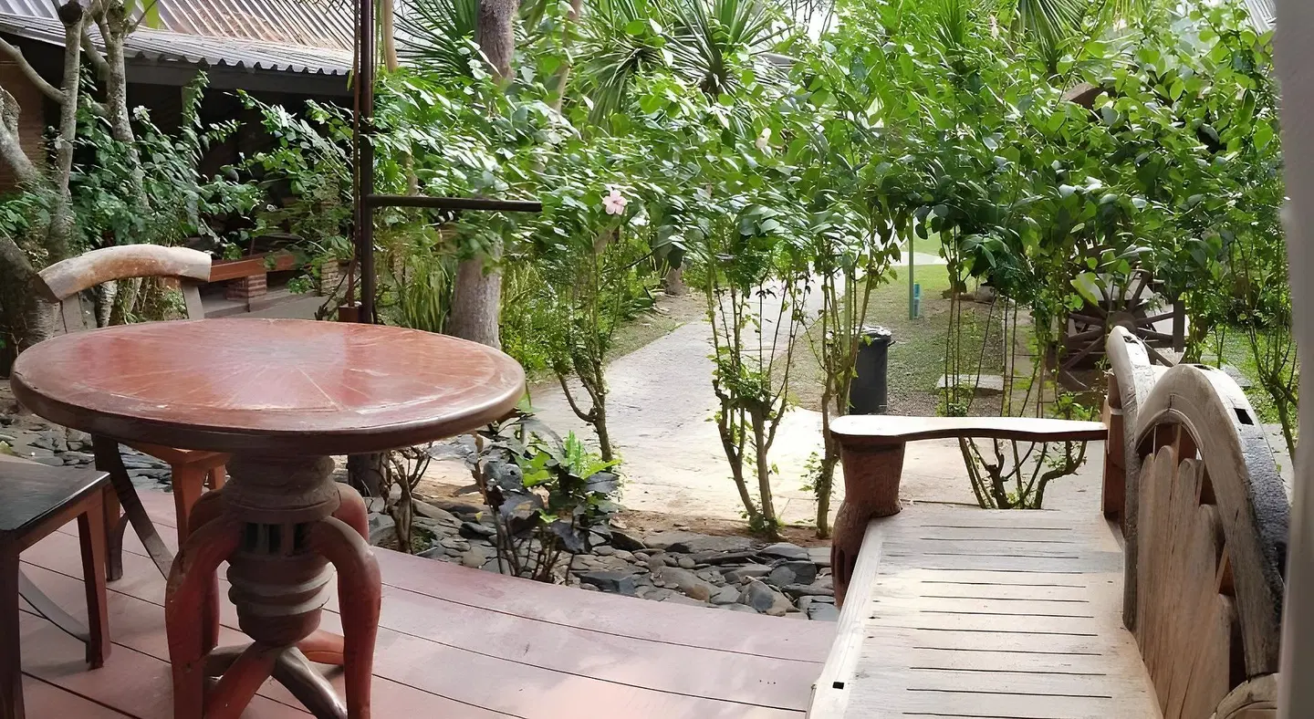 Chiang Khan Hill Resort Terrasse