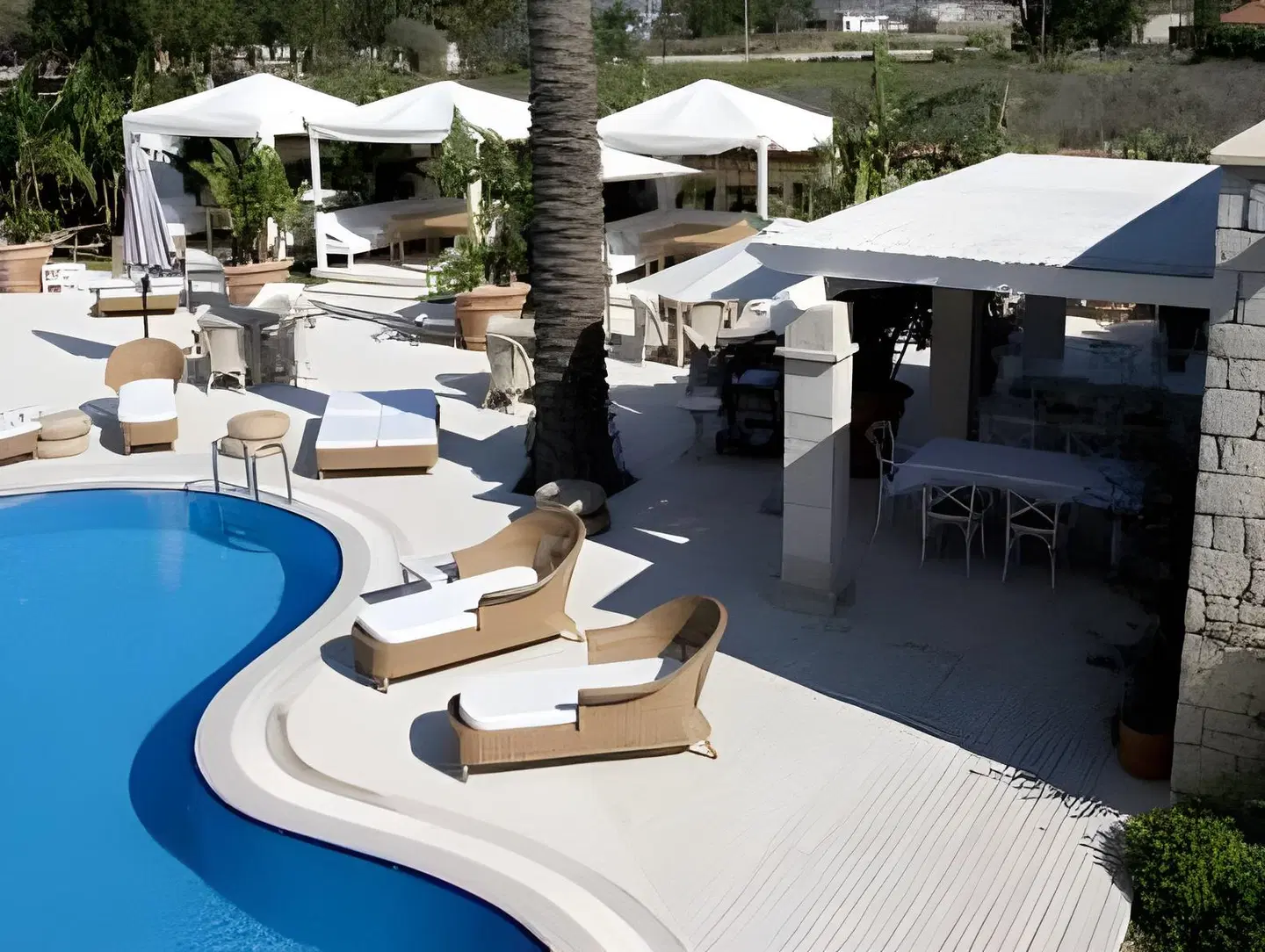Port Alacati Hotel Terrasse