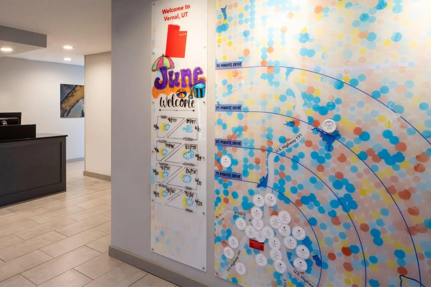 TownePlace Suites by Marriott Vernal Landkarte
