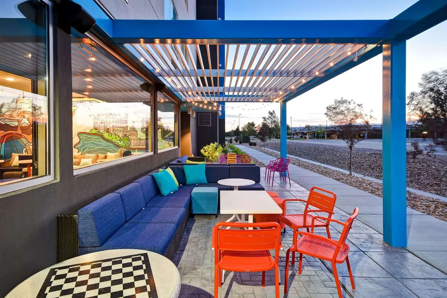 Tru by Hilton Salt Lake City Airport Terrasse