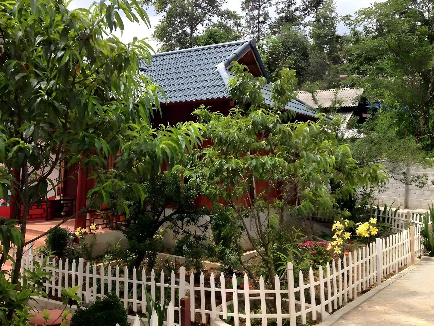 Sapa Garden Resort Terrasse