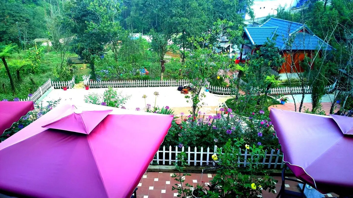 Sapa Garden Resort Terrasse