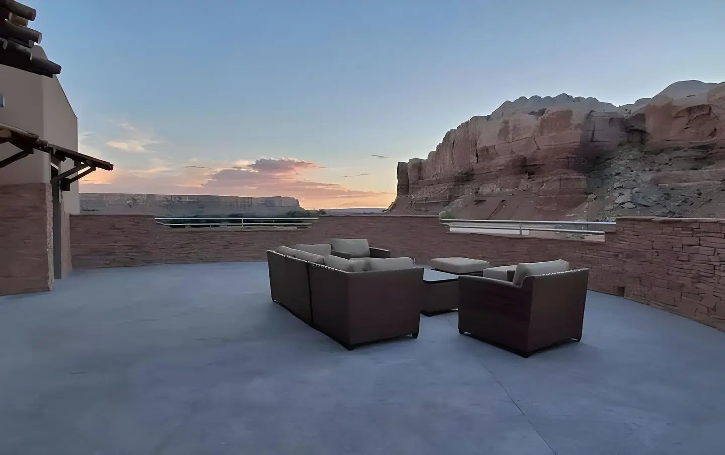 Bluff Dwellings Resort Terrasse