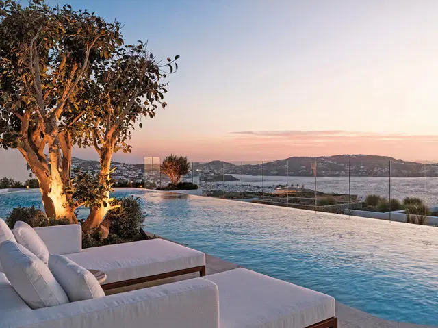 Deos Mykonos - A Myconian Collection Hotel Terrasse