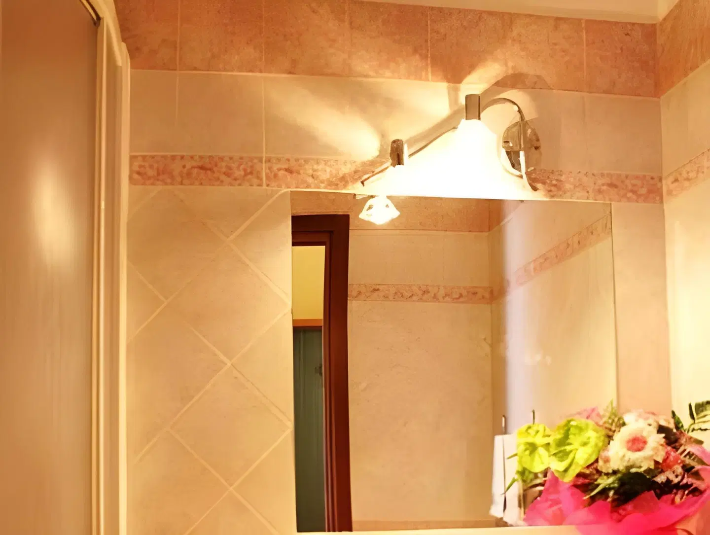 Albergo Aurora Badezimmer