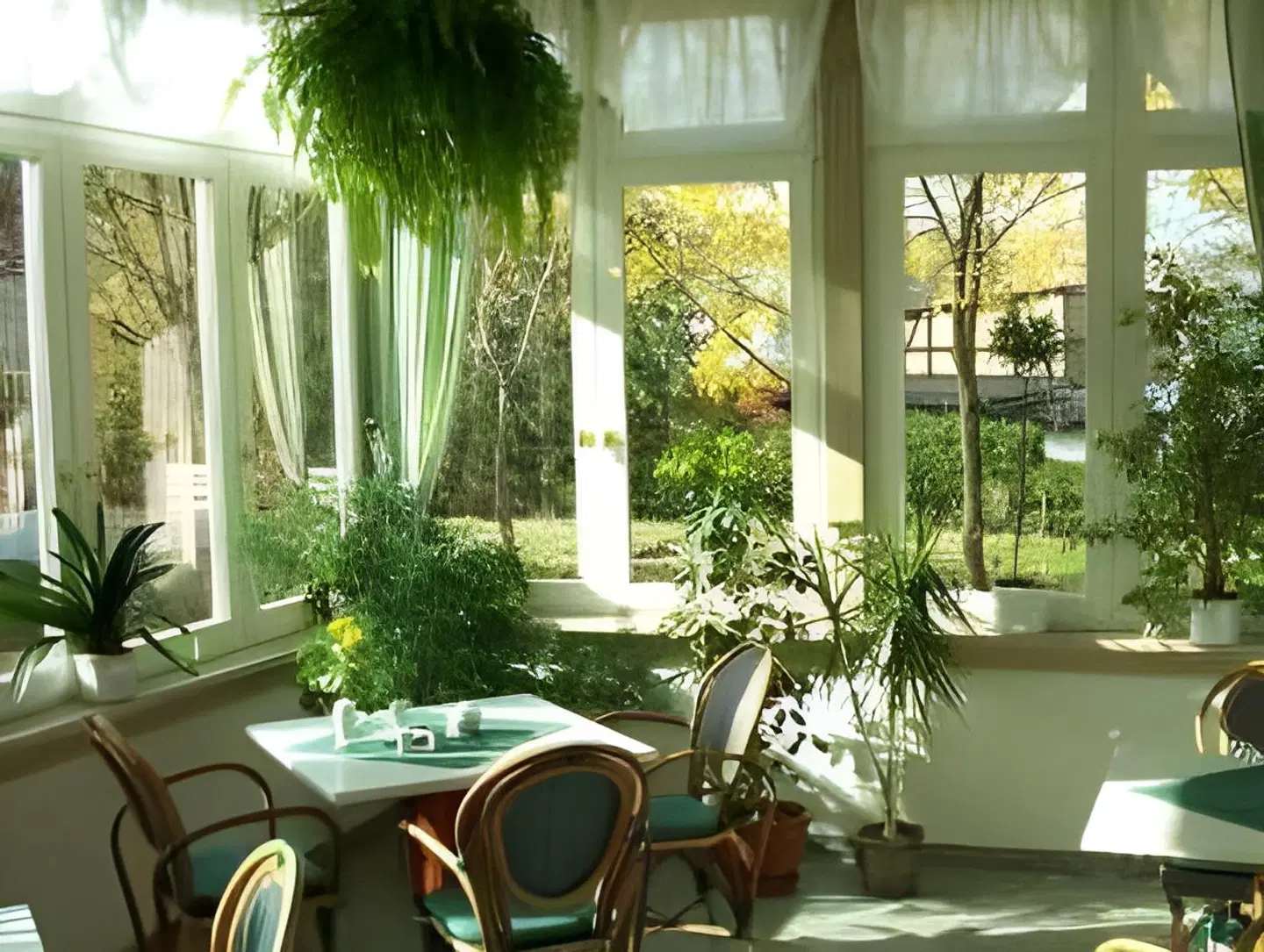 Hoffmanns Gästehaus - Hotel in Thale Terrasse