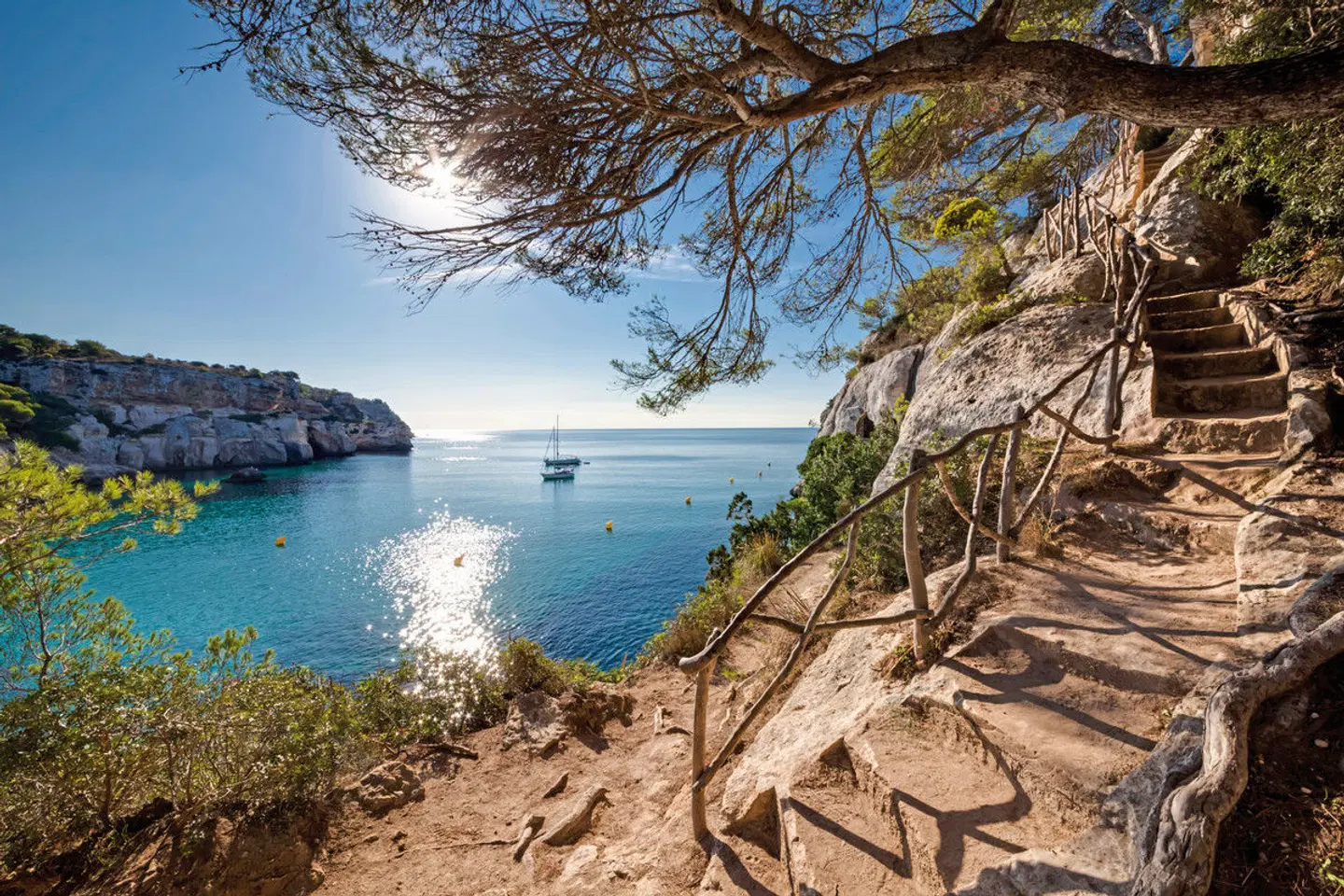Menorca gemütlich erwandern Strand