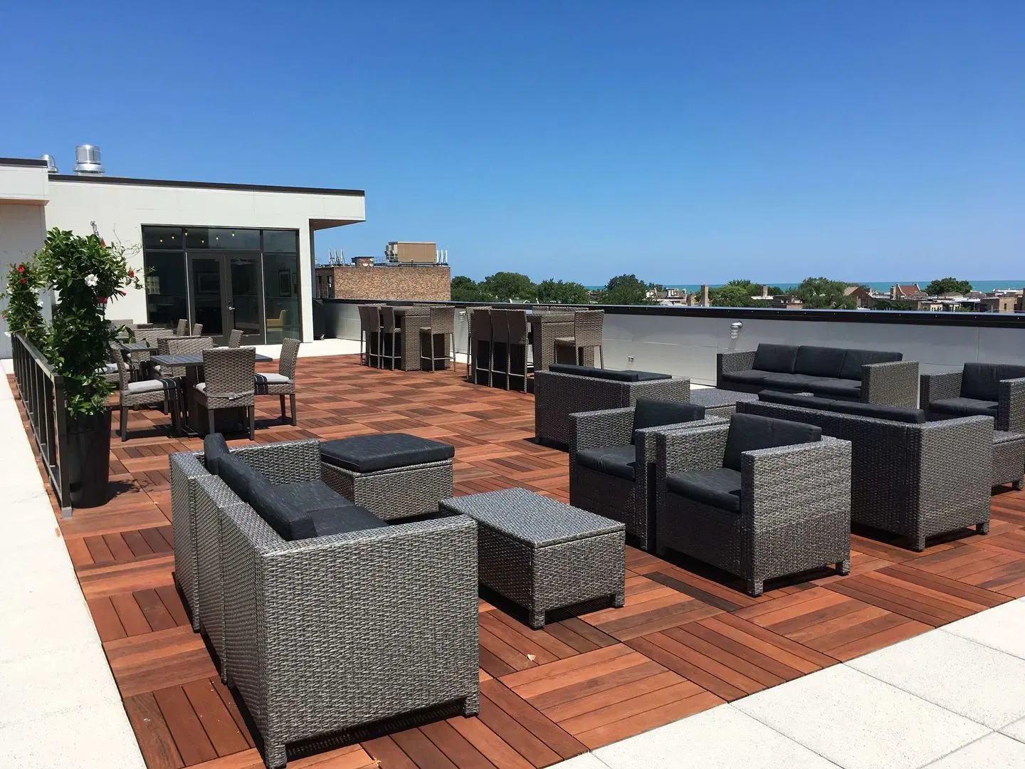 Hampton Inn Chicago North-Loyola Station Terrasse