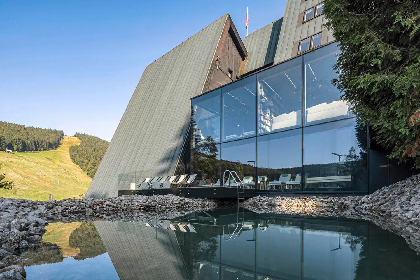Pytloun Wellness Hotel Harrachov Terrasse