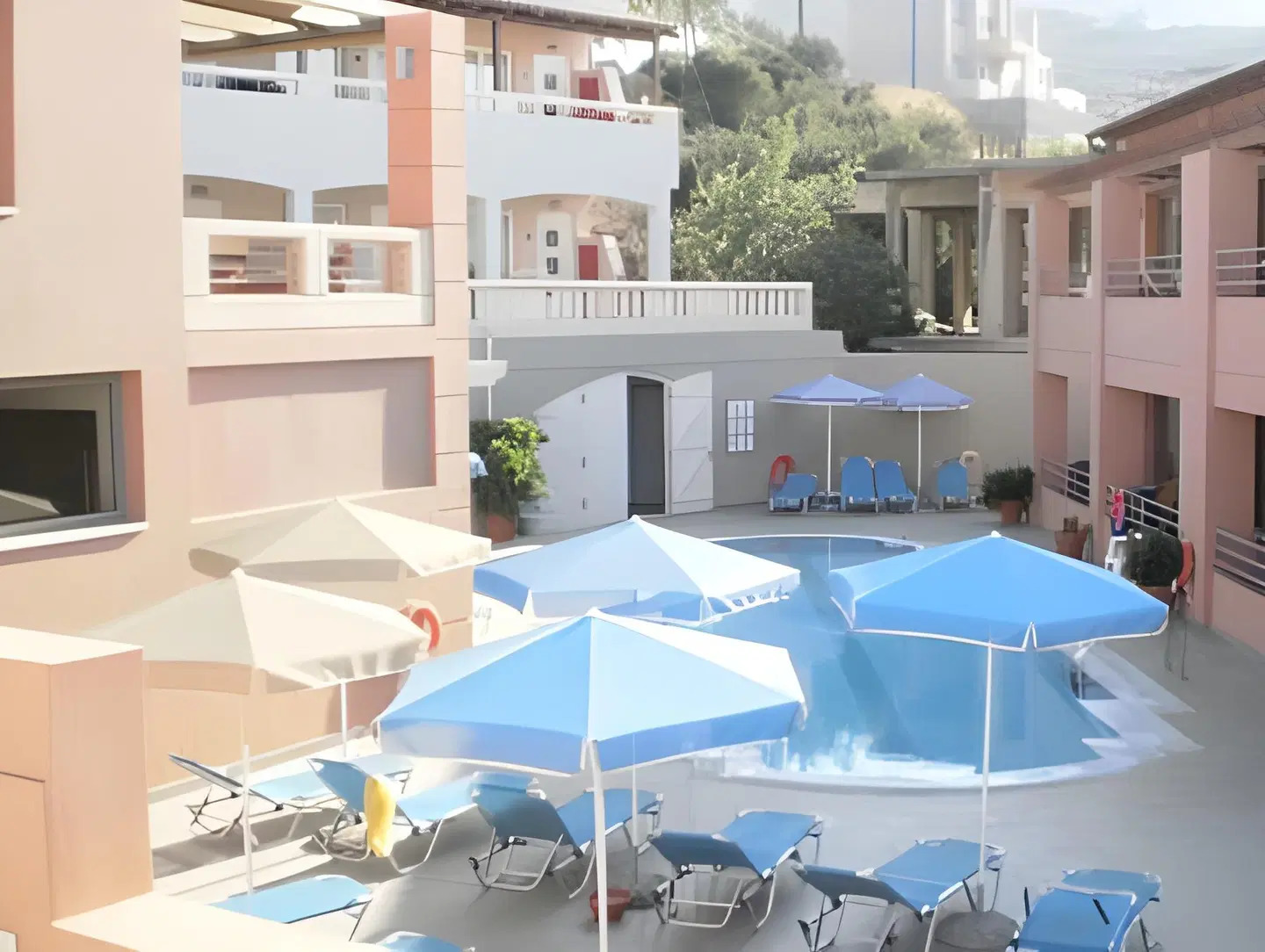 Anatoli Apartments Terrasse