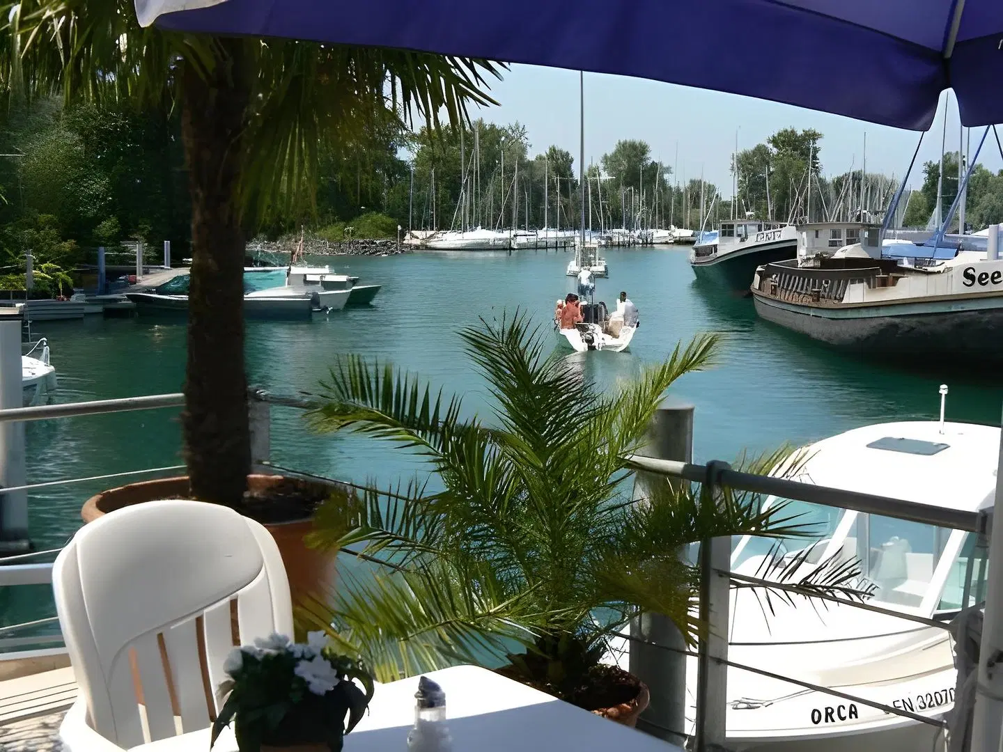 Bodensee Yachthotel Schattmaier Terrasse