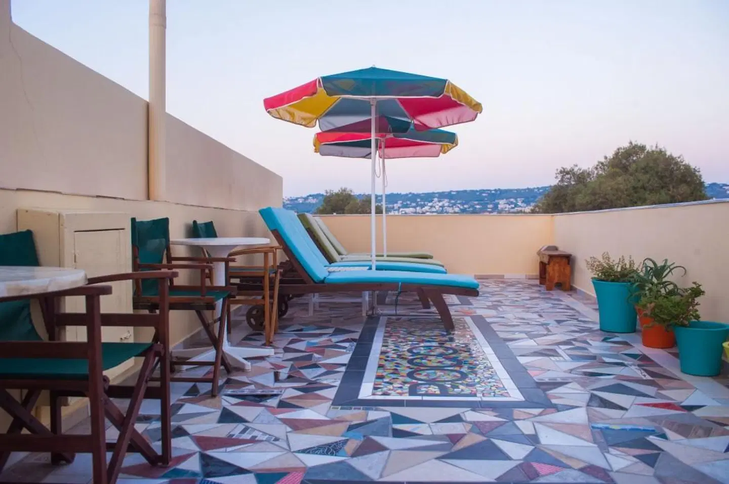 Poco Loco Bed & Breakfast Terrasse