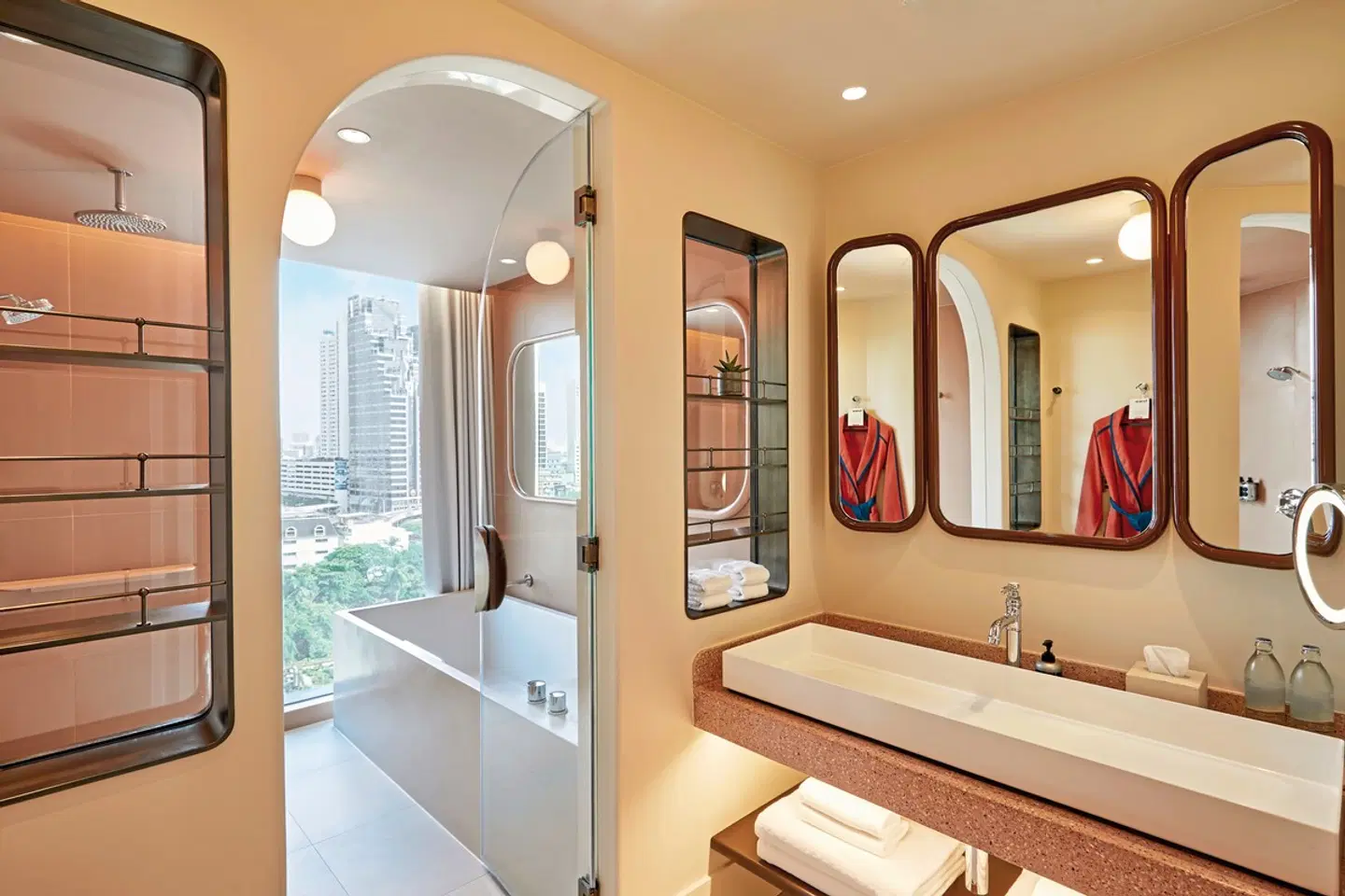 The Standard, Bangkok Mahanakhon Badezimmer