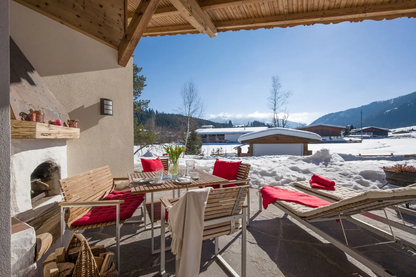 Appartements Skida Terrasse