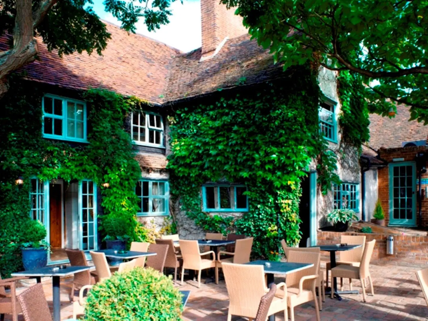 The Angel Inn Terrasse