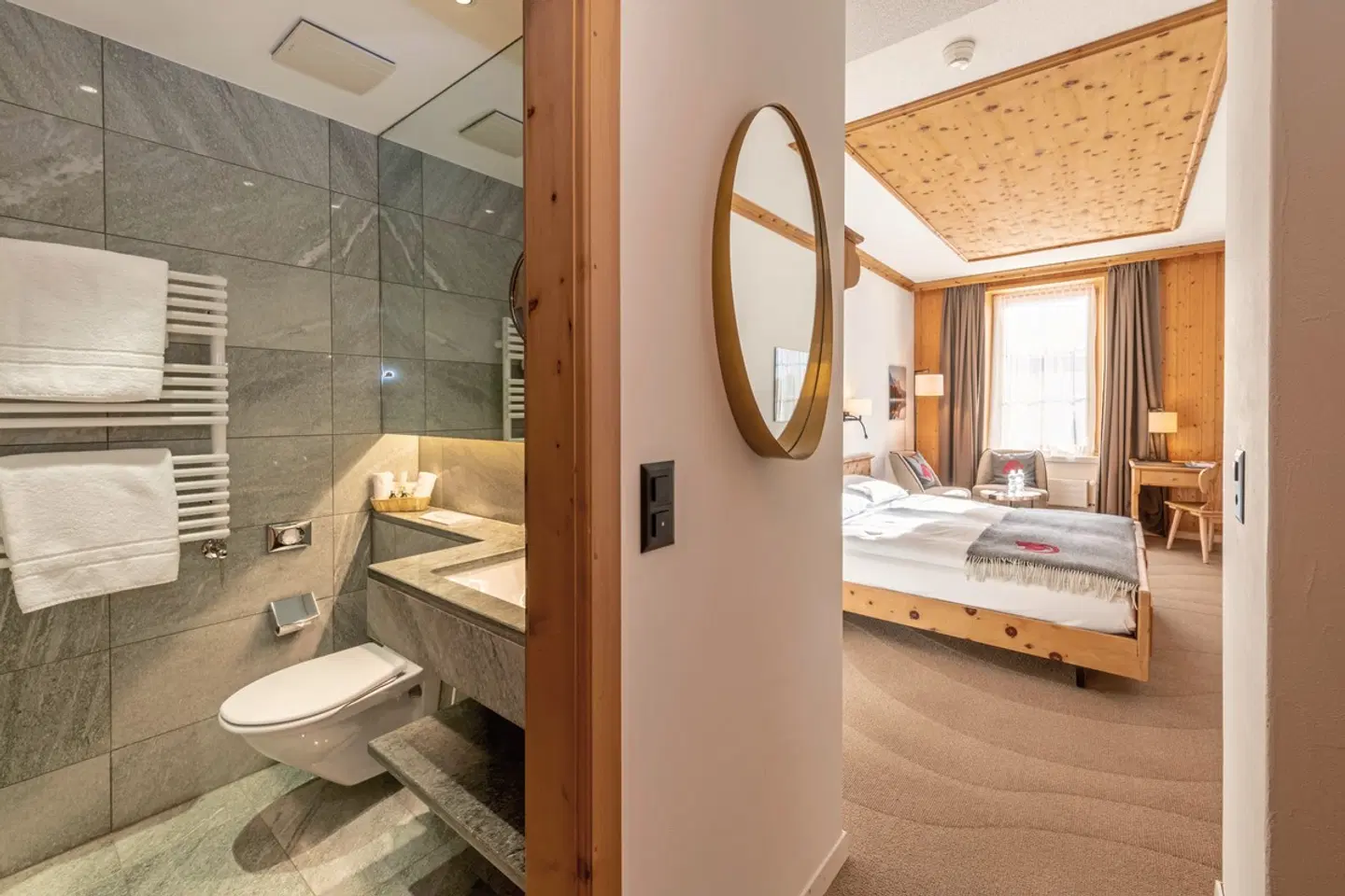 Hotel Edelweiss Badezimmer
