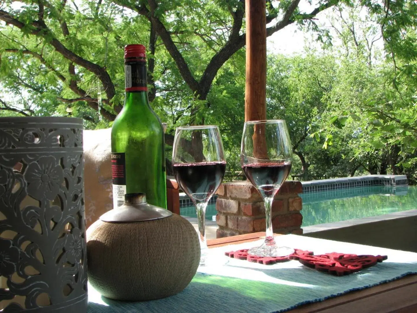 Turaco Lodge Terrasse