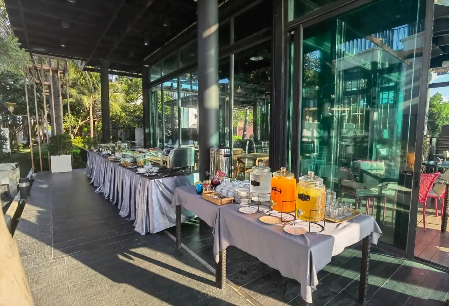 Eco Moment Beach Resort Terrasse