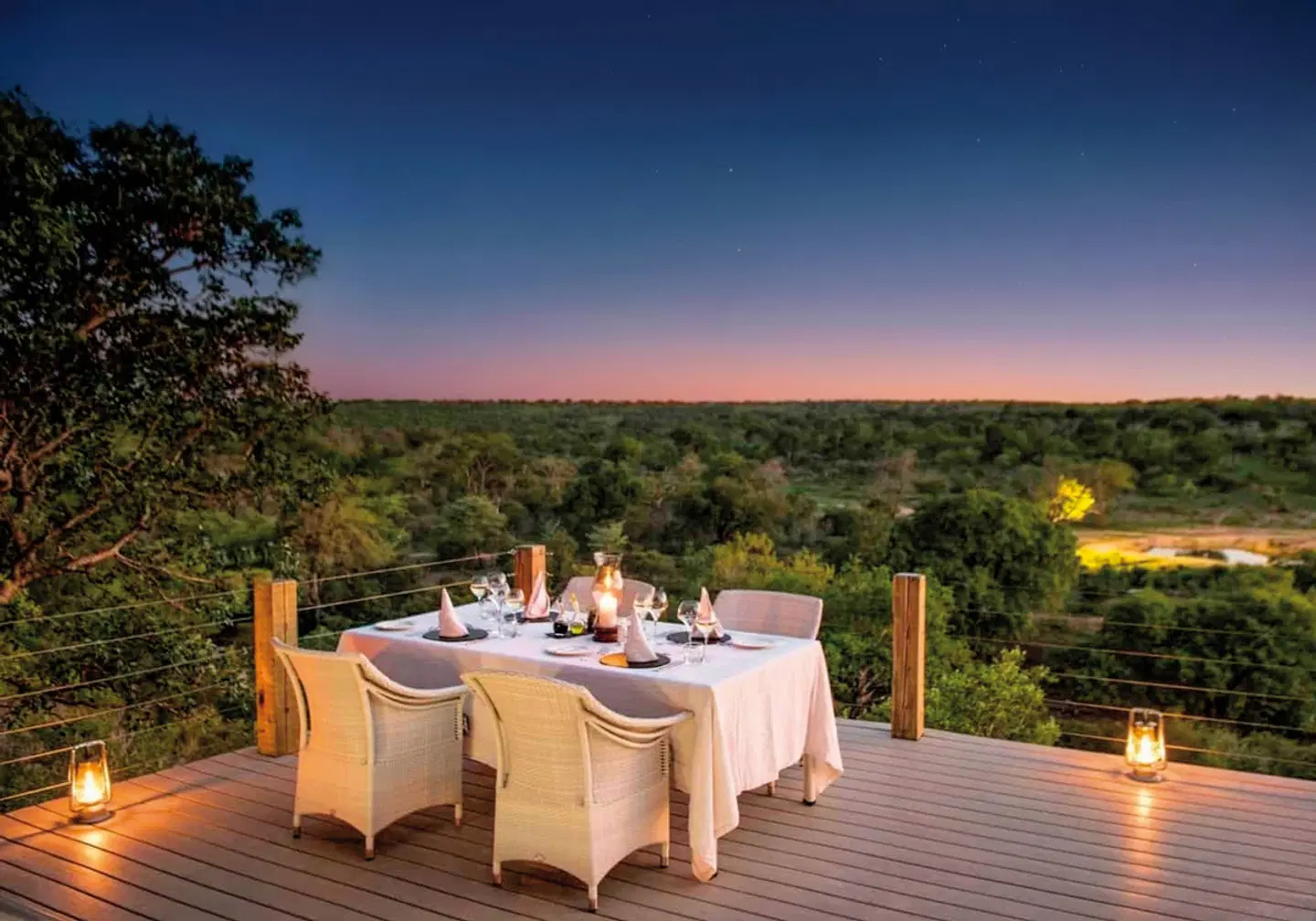 Leopard Hills Terrasse