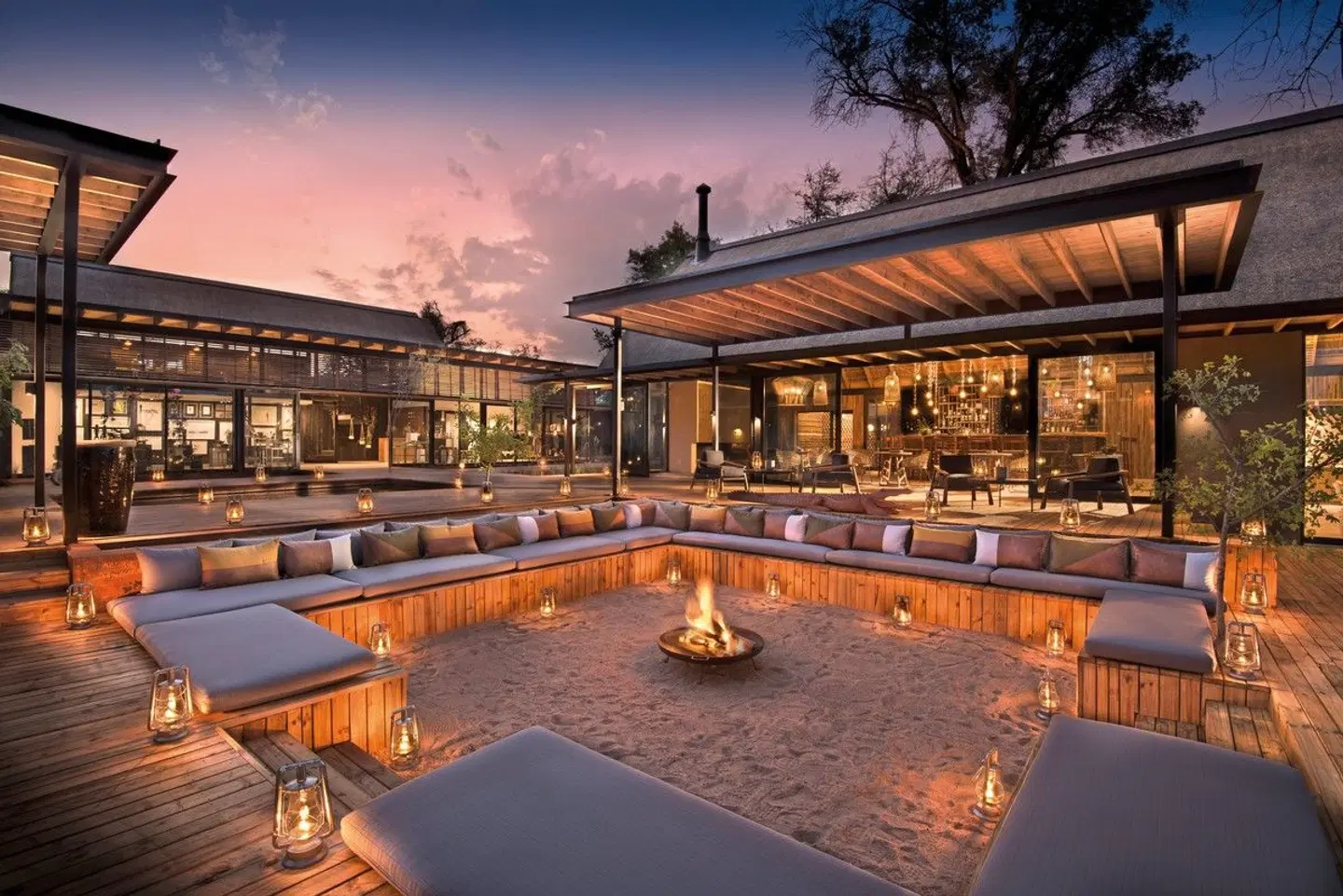 Lion Sands Private Game Reserve Terrasse