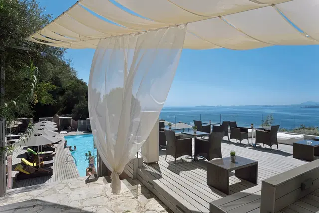 Marilena Sea View Hotel Terrasse