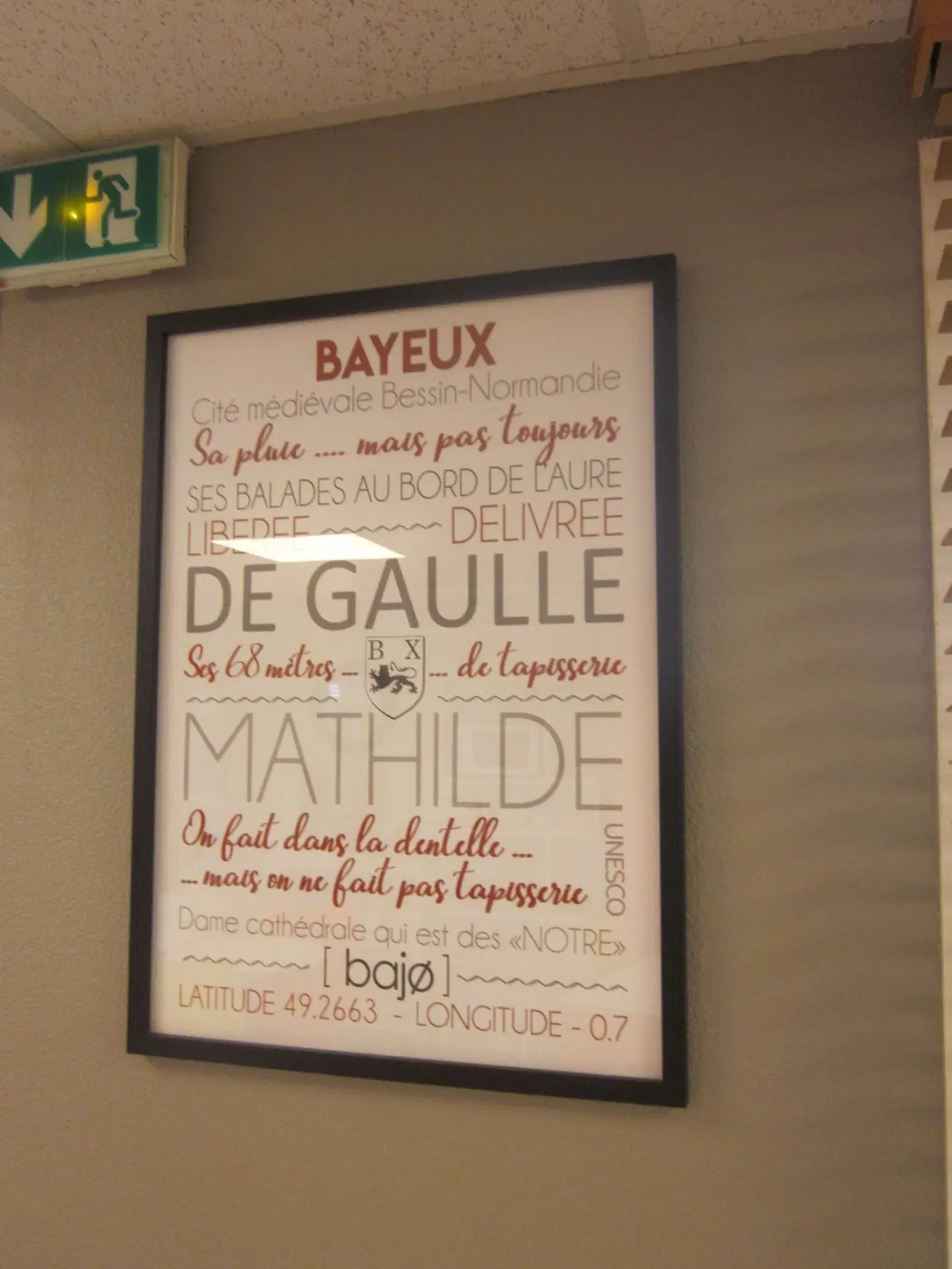 B&B HOTEL Bayeux Landkarte
