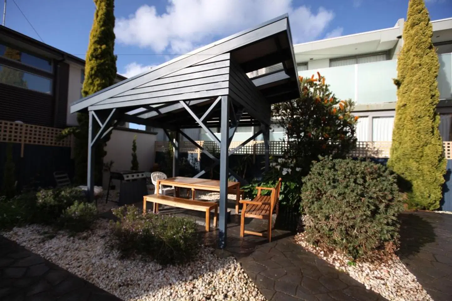Seaview Motel & Apartments Terrasse