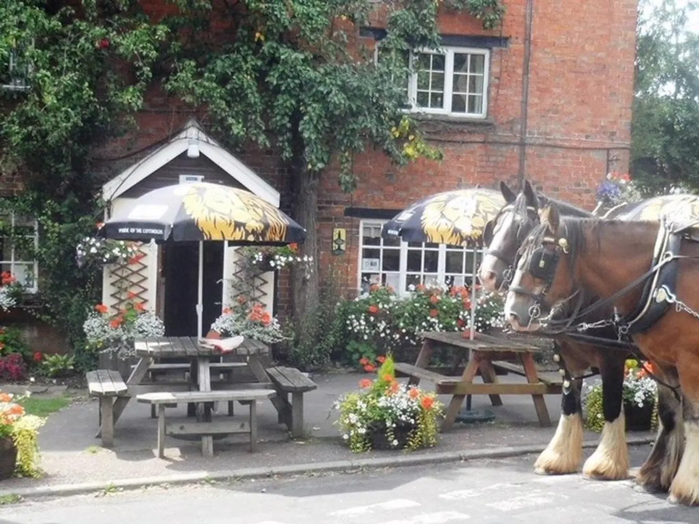 The Pear Tree Inn Terrasse