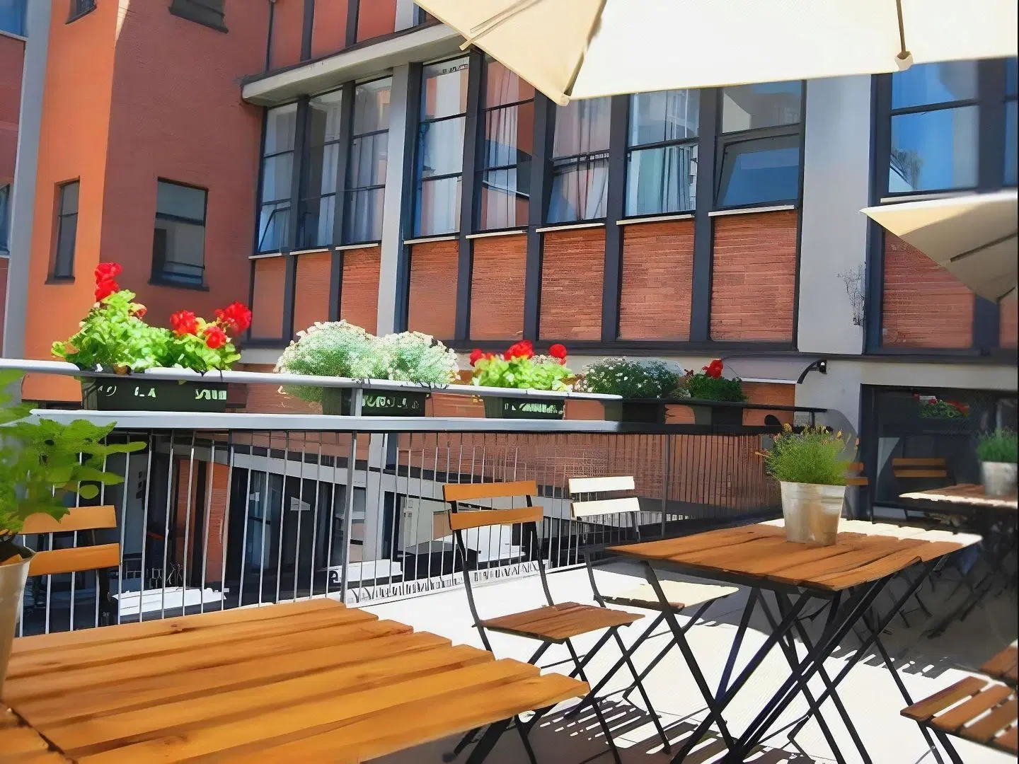 Mio Hostel Terrasse