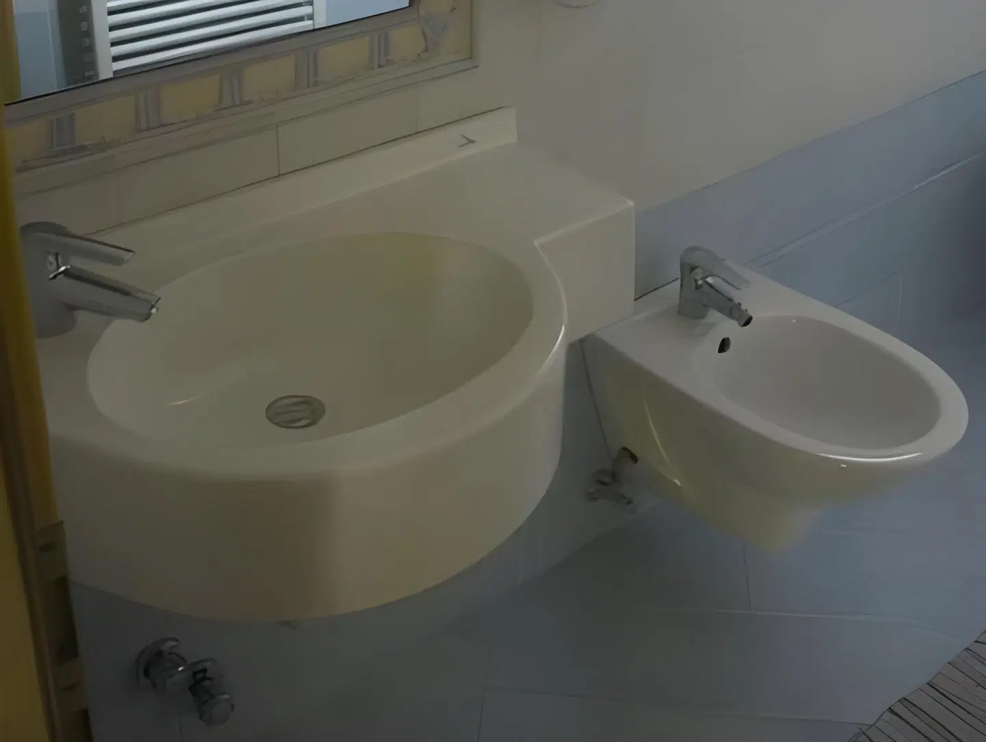 Champagne Badezimmer