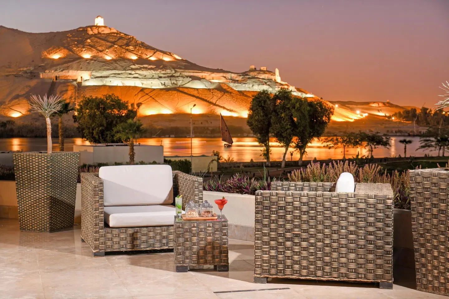 Mövenpick Resort Aswan Terrasse