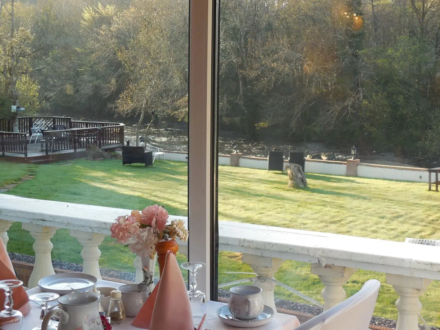 Crystal Springs B&B Terrasse