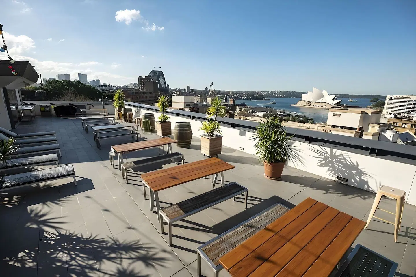 Sydney Harbour YHA Terrasse