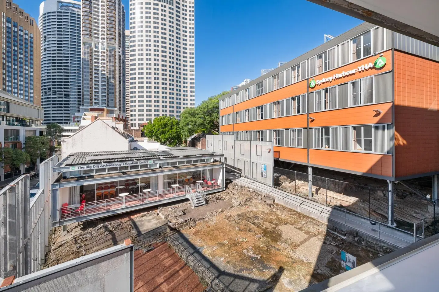 Sydney Harbour YHA Terrasse