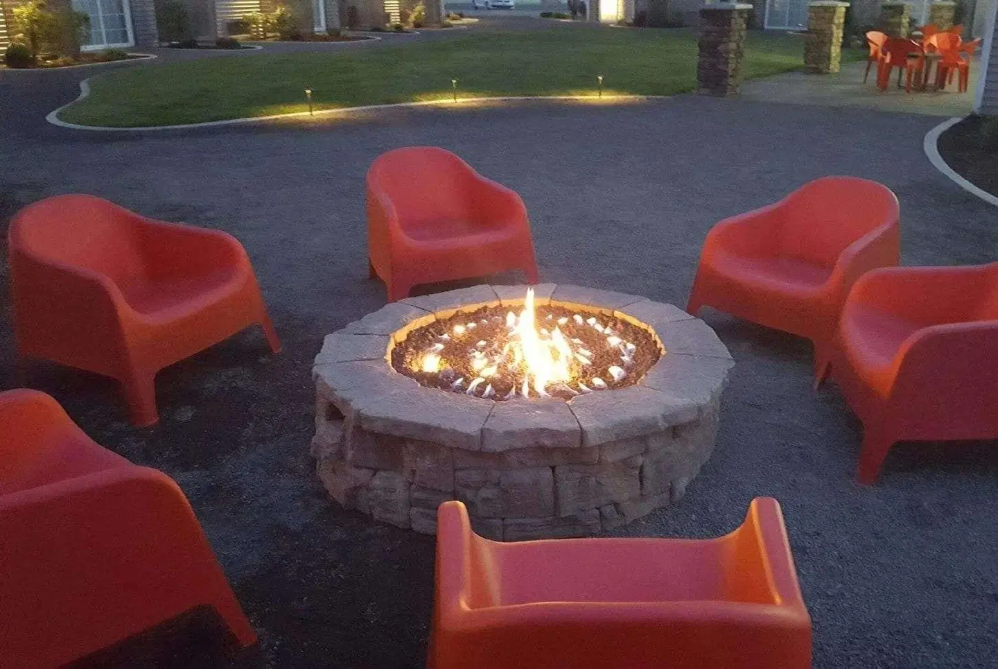 Ramada by Wyndham Spokane Airport Terrasse