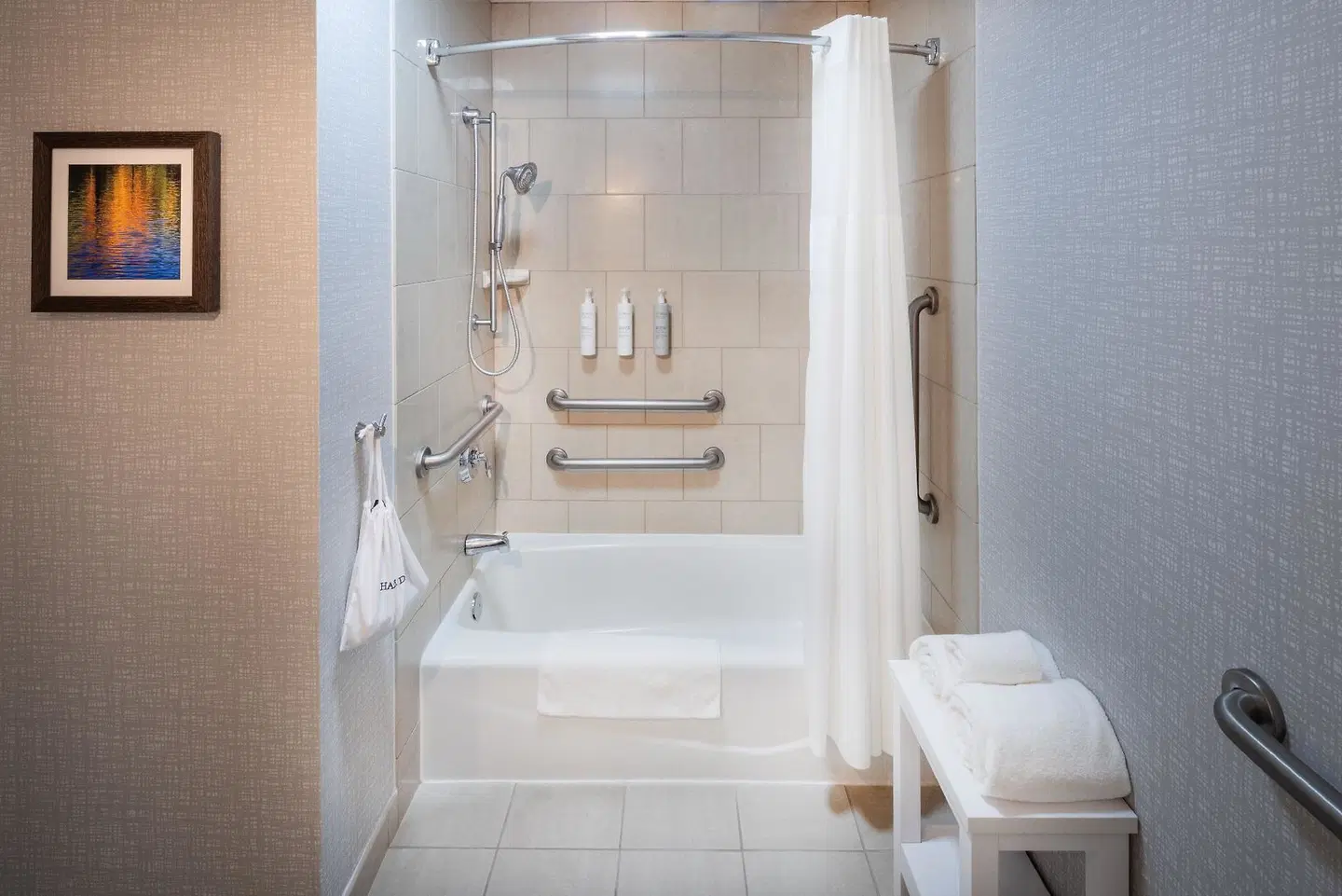 Hampton Inn Pullman Badezimmer