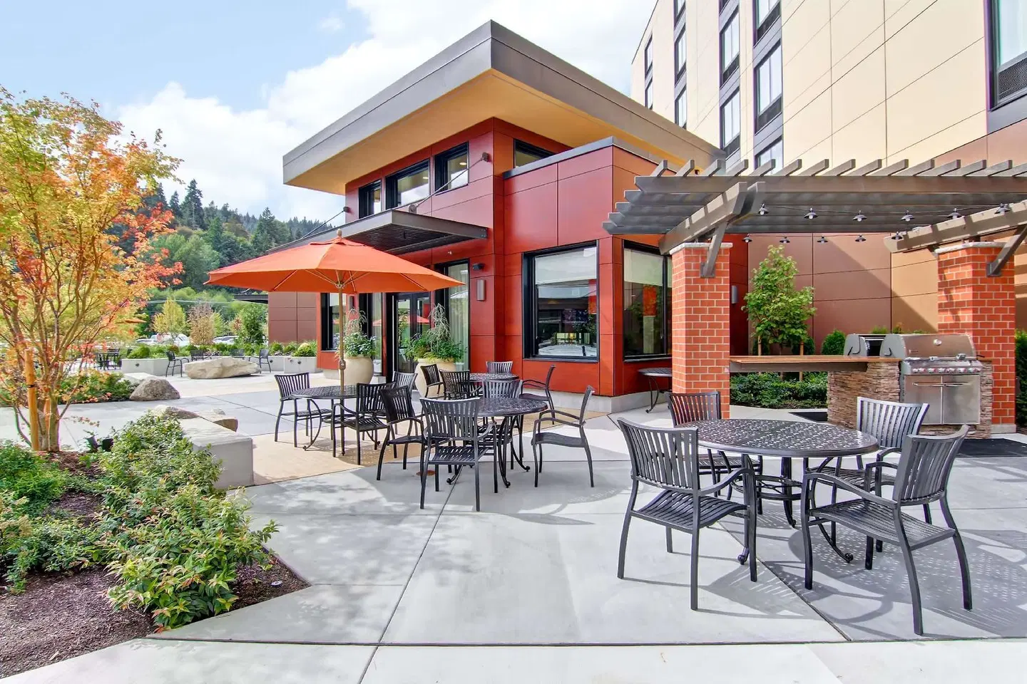 Homewood Suites by Hilton Seattle-Issaquah Terrasse