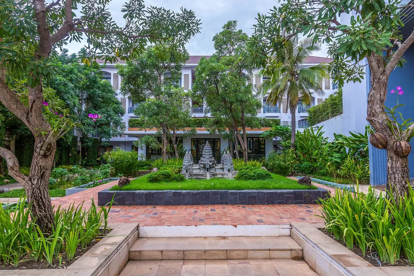 Damrei Angkor Hotel Garten